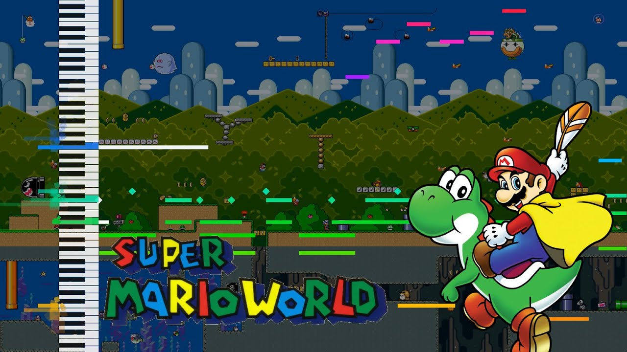 アスレチック面（スーパーマリオワールド） Super Mario World - Athletic Theme 【MIDI COVER】