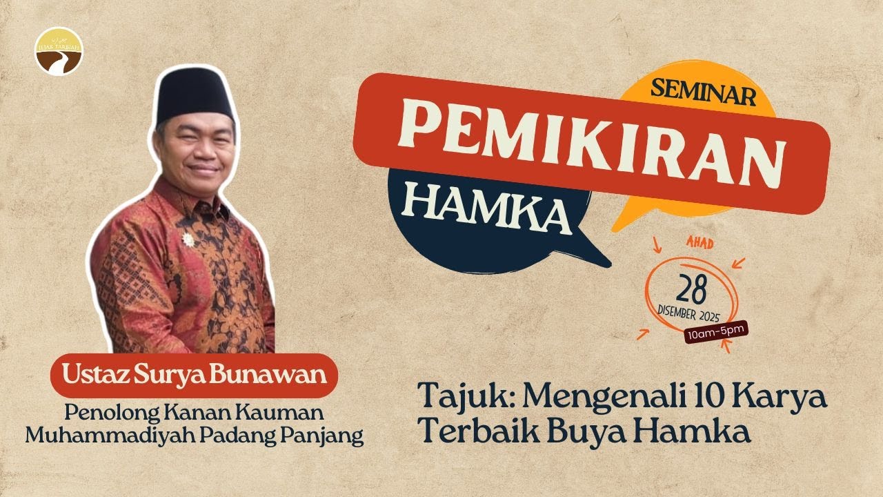 Seminar Pemikiran Hamka: Mengenali 10 Karya Terbaik Buya Hamka