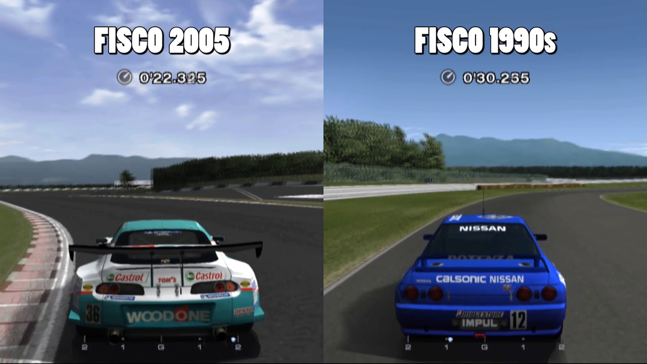 ► GRAN TURISMO 4 (PS2/2005) | Fuji Speedway 2005 vs. 1990s/1980s