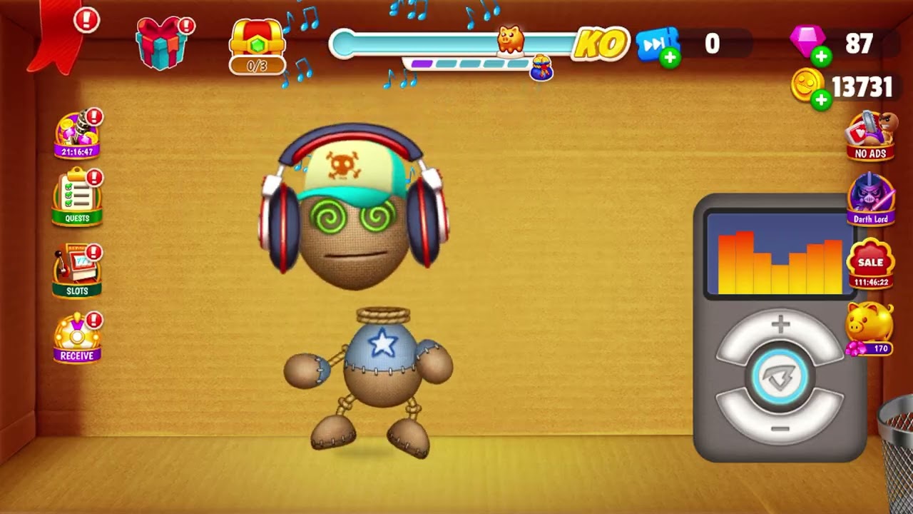 KICK THE BUDDY headphones 3 music