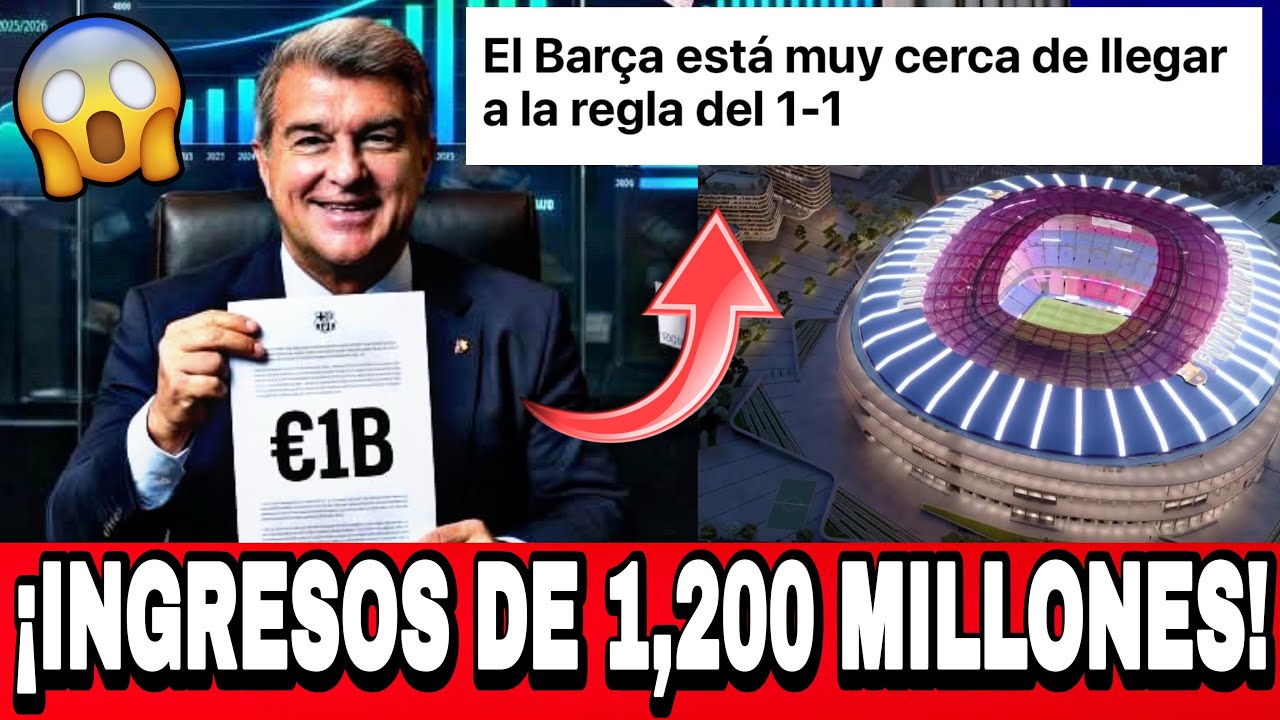 💣¡BOMBAZO DE LOCOS LAPORTA! EL BARCELONA LOGRA GANANCIAS 1.000 MILLONES ¡DURO GOLPE AL MADRIDISMO!