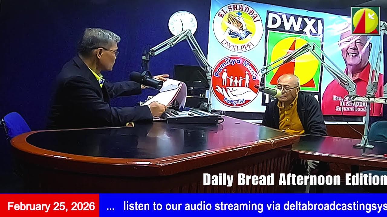DWXI 1314 AM Live Streaming I Wednesday (February 25, 2026) #dailybreadafternoonedition