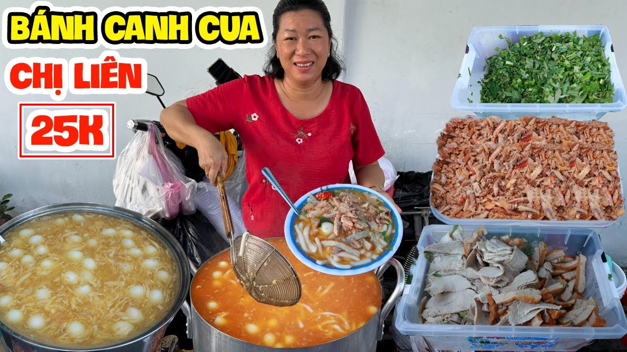 Lạ Miệng Bánh Canh Cua Chị Liên 25K Nấu Kiểu 3 Miền Phối Hợp Thu Hút Sinh Viên Dù Quán Trong Hẻm Sâu