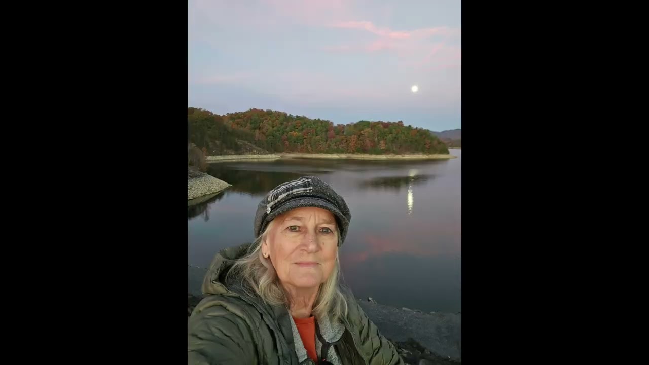View Beaver Moon Rise/Sunset @ South Holston Dam Bristol TN with Retired Lady Hiker Nov 2025