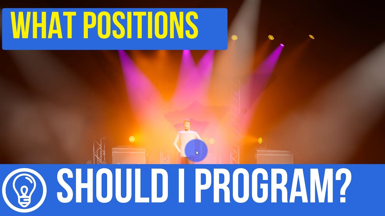 What Positions Should I Use for My Moving Lights?