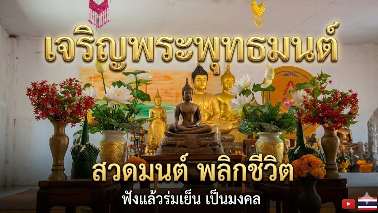 มาสวดเจริญพระพุทธมนต์ บุญพระเวสสันดรชาดกเสริมมงคลชีวิต ฟังแล้วร่มเย็น เป็นสุขตลอดปี