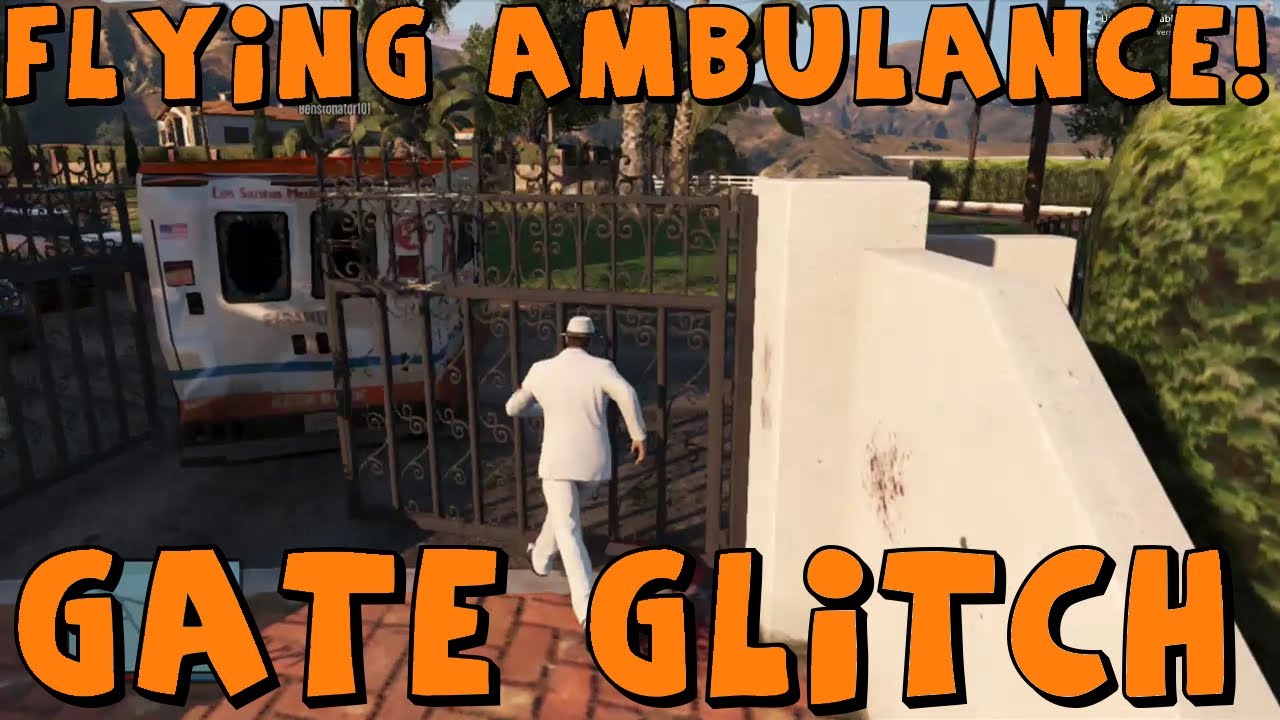 GTA 5 | THE FLYING AMBULANCE! | Multiplayer Fun, Glitches and Funny Moments
