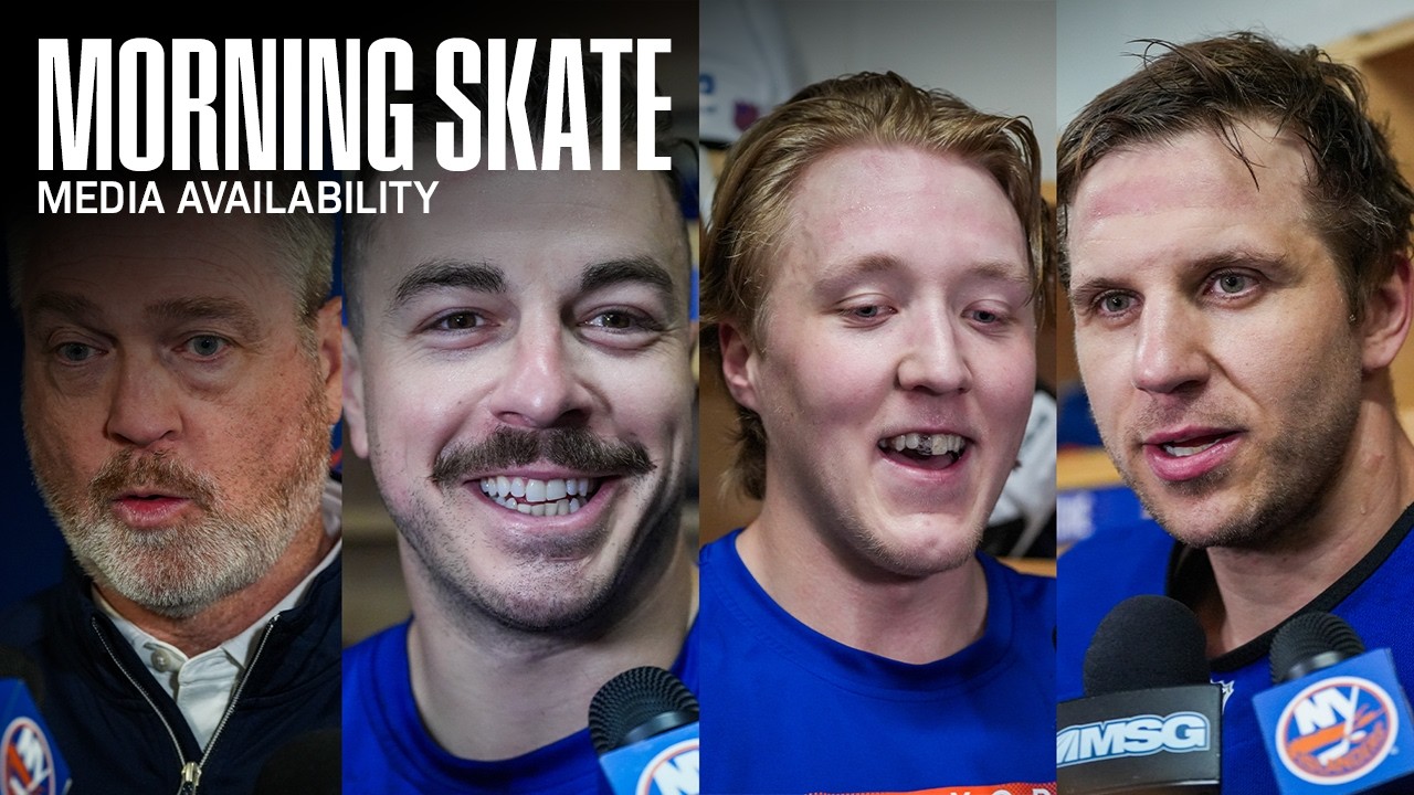 New York Islanders Morning Skate Availability | NYI at SJS