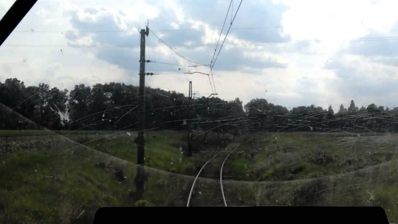 Cabview EU07 119 Tychy   poczatek lini kolejowej nr 169