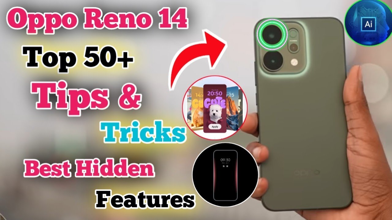 Oppo Reno 14 Tips & Tricks | 50+ Special Features || AMS Techpoint