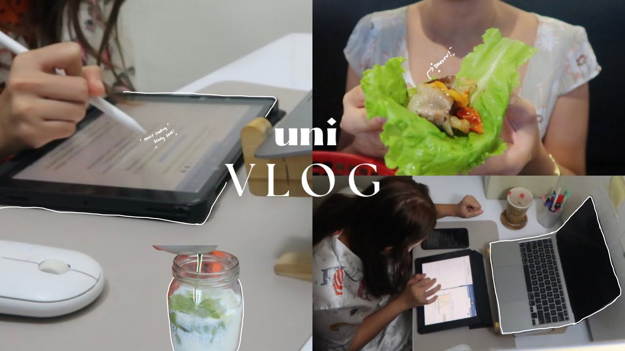 PRE-MED DIARIES |Study with me 📚 Finals week, Cramming, & A Busy Day