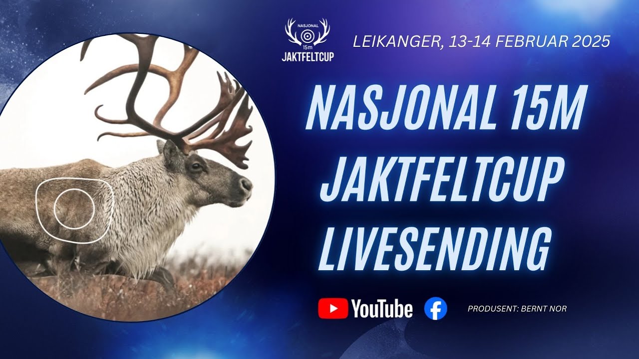 LIVESENDING - Nasjonal 15M Jaktfeltcup Finale - 2025 - Dag 1
