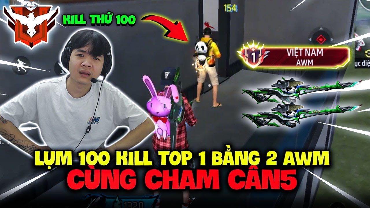 KỈ LỤC 2 GAME TOP 1 LIÊN TỤC 47 KILL - THỬ THÁCH LỤM 100KILL TRONG 2 TIẾNG BẰNG COMBO TỈA CỰC CĂNG