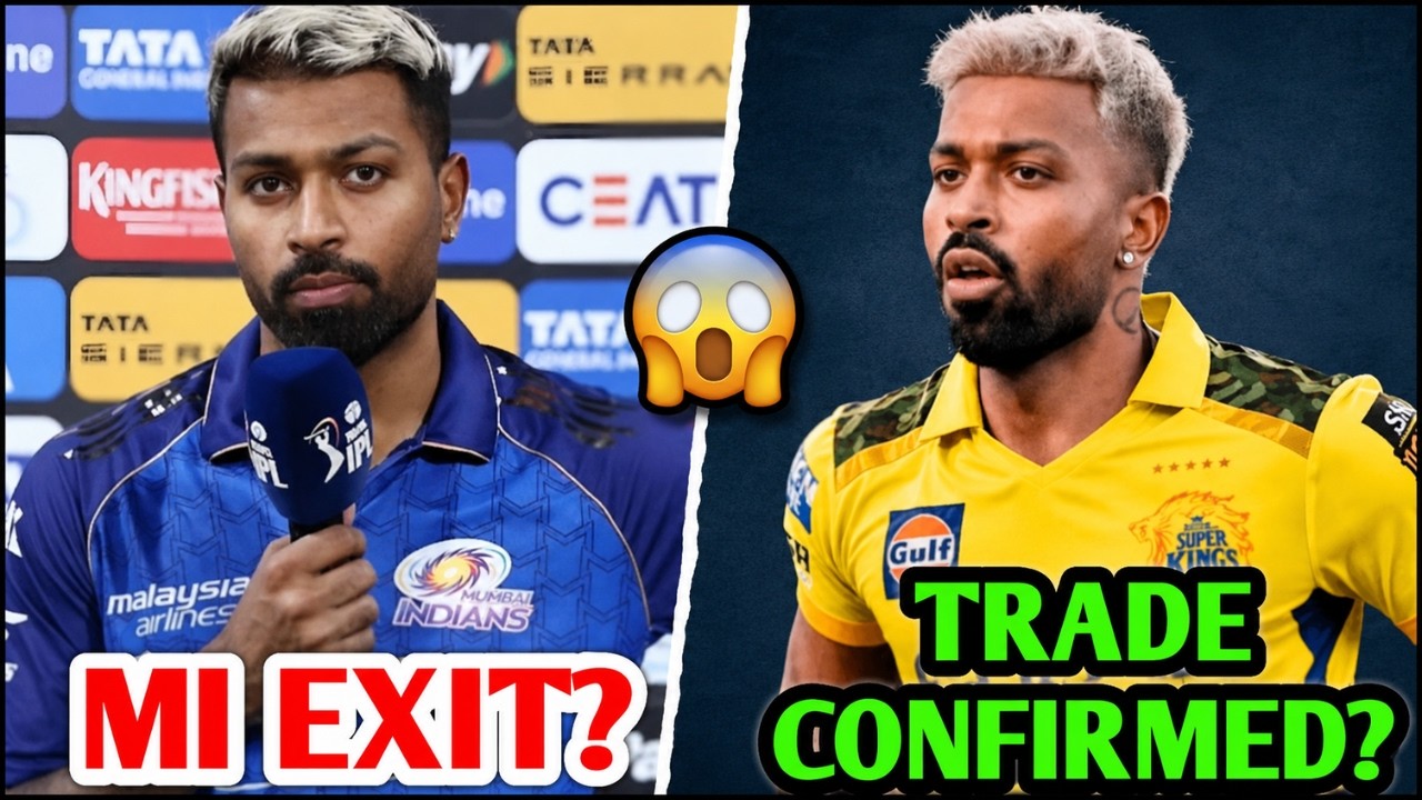 Hardik Pandya Leaving MI?! 😱 CSK Trade Rumours EXPLODE 🚨 IPL 2026 Drama!