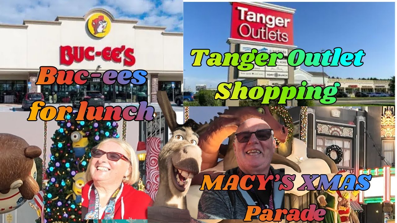 BUC-EES FOR LUNCH | TANGER OUTLET SHOPPING | MACY'S XMAS PARADE | ORLANDO DEC 2025