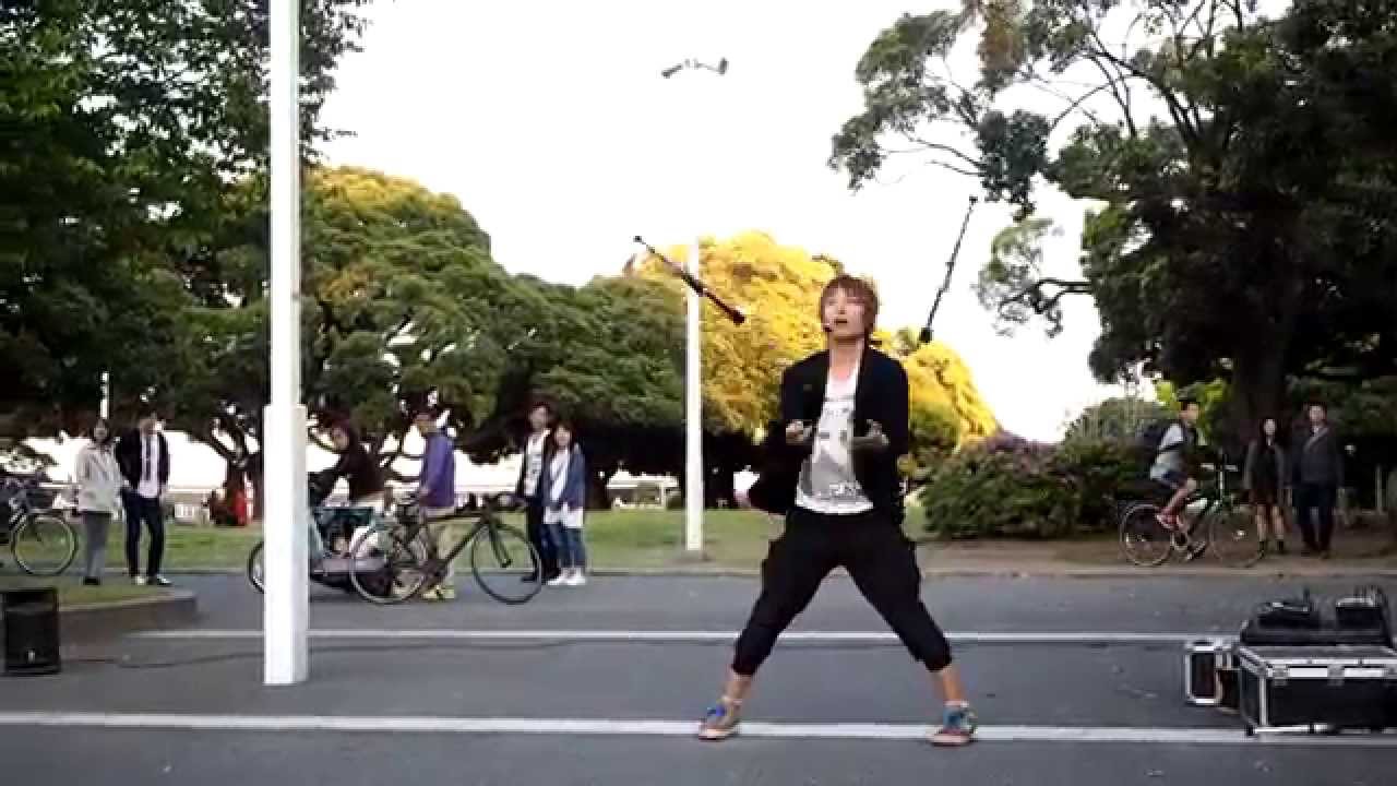大道芸人RYU - RYU's performance at Yamashita Park - Street Entertainer RYU