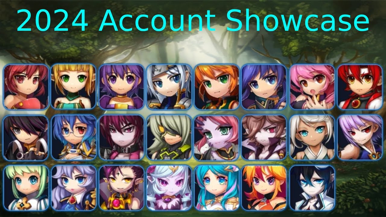 2024 Account Showcase (17 Characters, 1000k+) - Grand Chase Classic