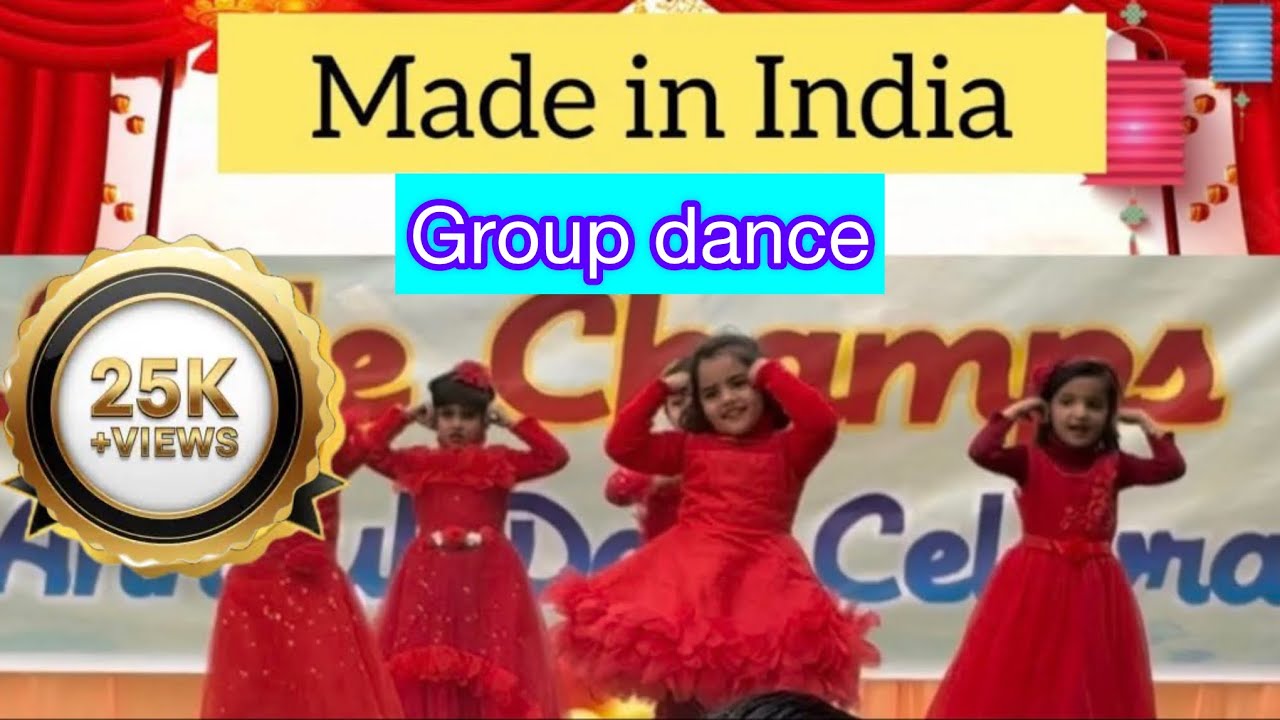 MADE IN INDIA || ALISHA CHINAI || KIDS DANCE || SIMPLE AND EASY STEPS