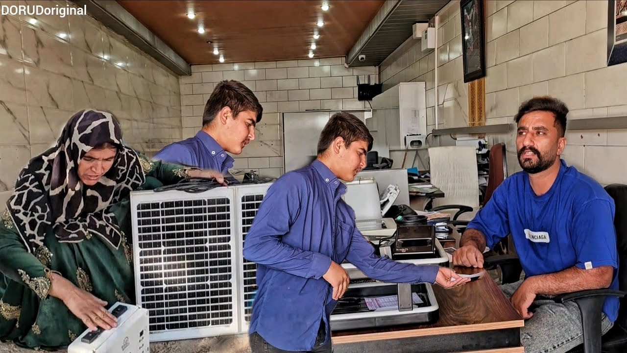🔧 Mohsen Takes Akram&rsquo;s Broken Solar Panel for Repair | Will It Work Again?