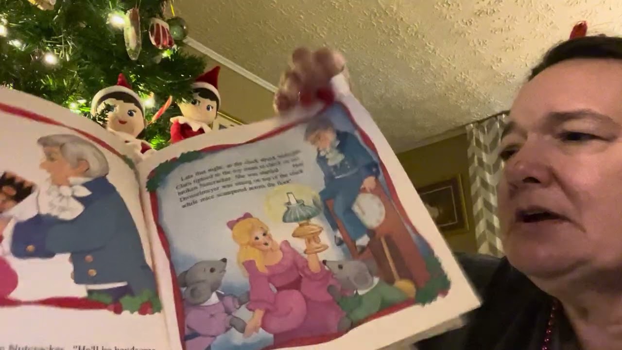Christmas countdown 4 days left til Christmas as Mrs Redmond reads THE NUTCRACKER 