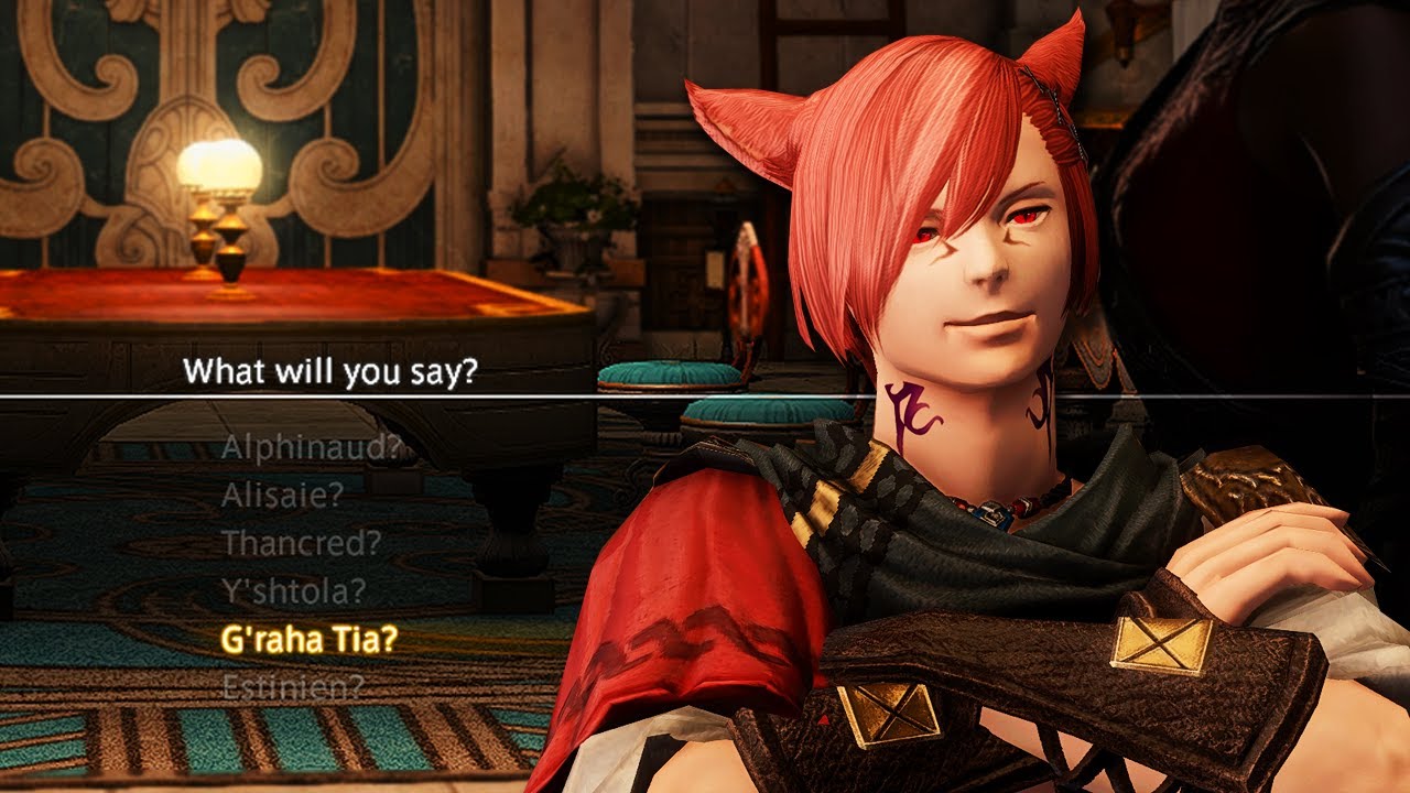 G'raha Tia has a naughty confession to make