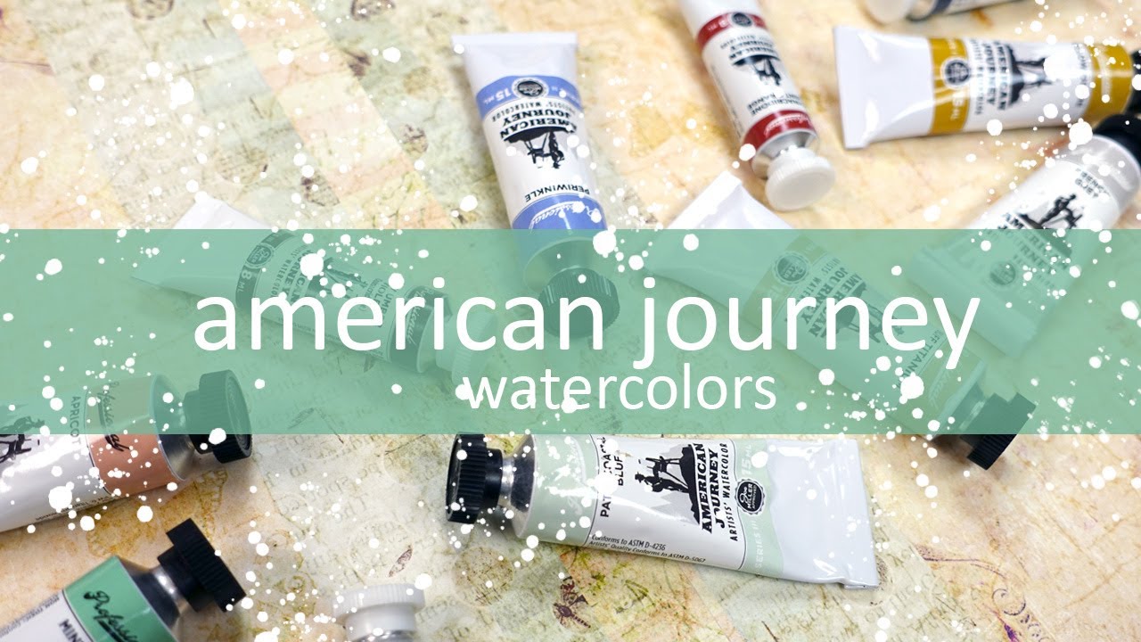 Swatching American Journey Watercolors | Cheap Joe's Brand