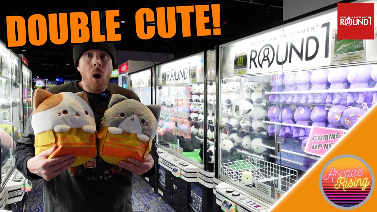 We Double Down on Cuteness - Claw Machines at Round 1! 😻