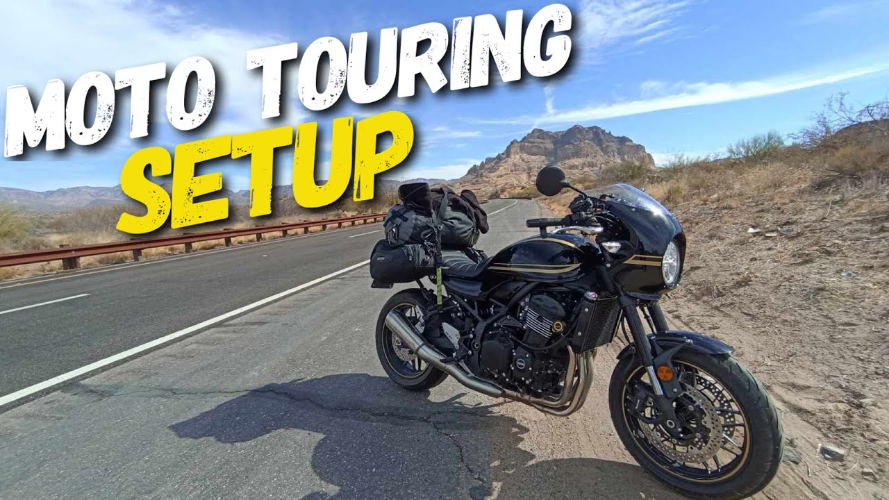 Cross Country Motorcycle Road Trip Setup | Kawasaki Z900 RS Cafe [4K]
