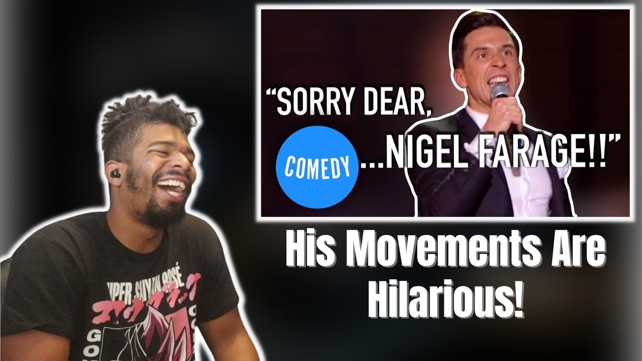 AMERICAN REACTS TO Russell Kane | Britain Vs Australia Vs USA | Universal Comedy