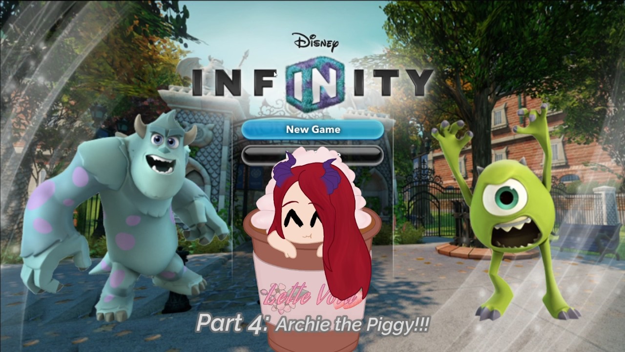 Archie the Piggy!! | Disney Infinity Part 4 - Monsters University