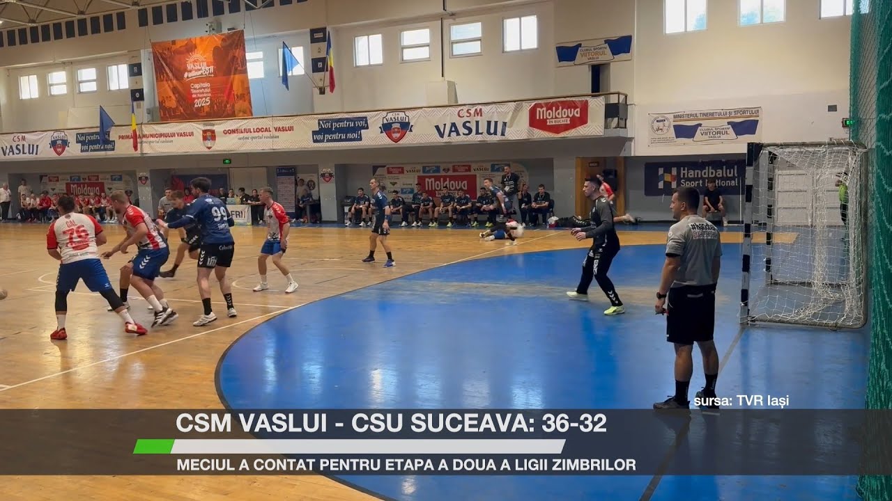 CSM Vaslui - CSU Suceava: 36-32