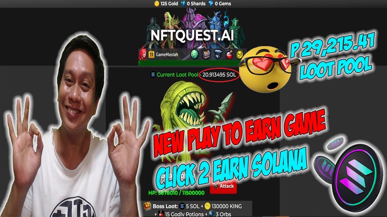 NFTQUEST AI New Free to Play Play to Earn Click to Earn NFT Games