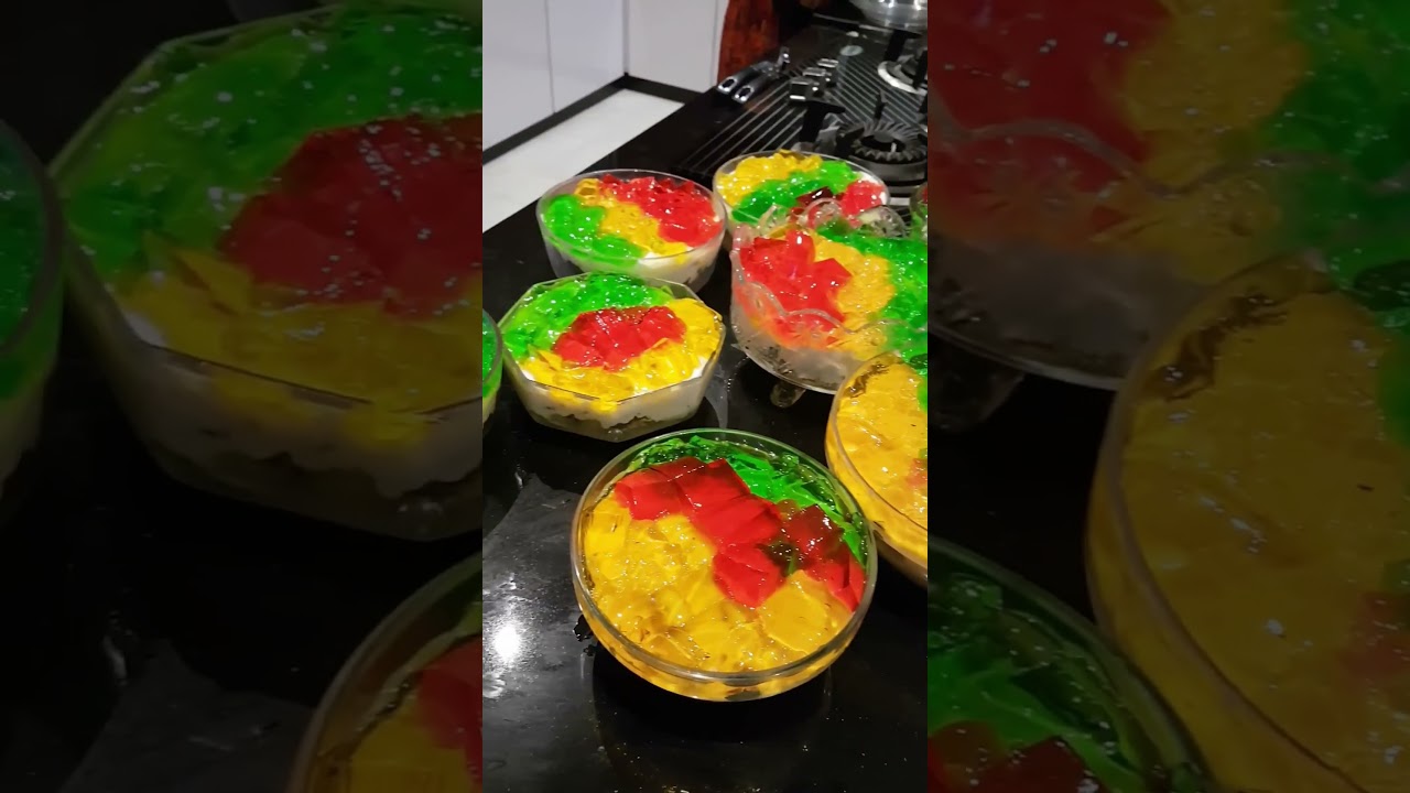 Eid preps rainbow dessert and salads #2023 #ytshorts #youtubeshorts #eid #eidmubarak #eidspecial