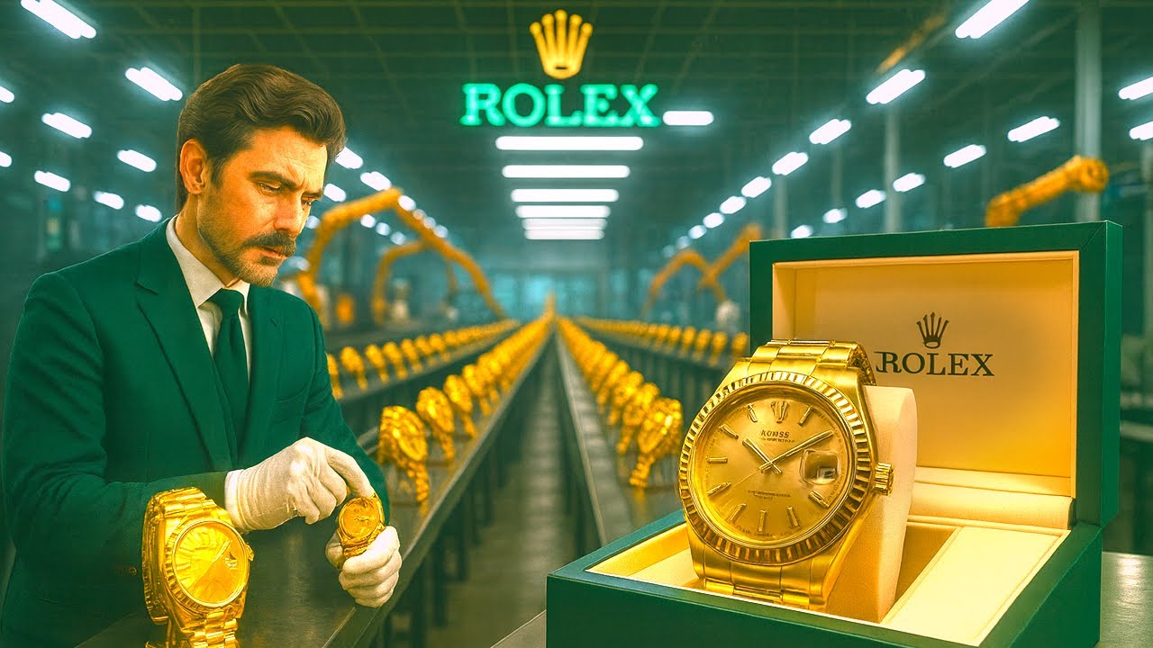 КАК СОЗДАЮТСЯ ЧАСЫ ROLEX ЗА 500 000 ДОЛЛАРОВ 💰 | ЗАВОДСКОЙ ПРОЦЕСС 🏭