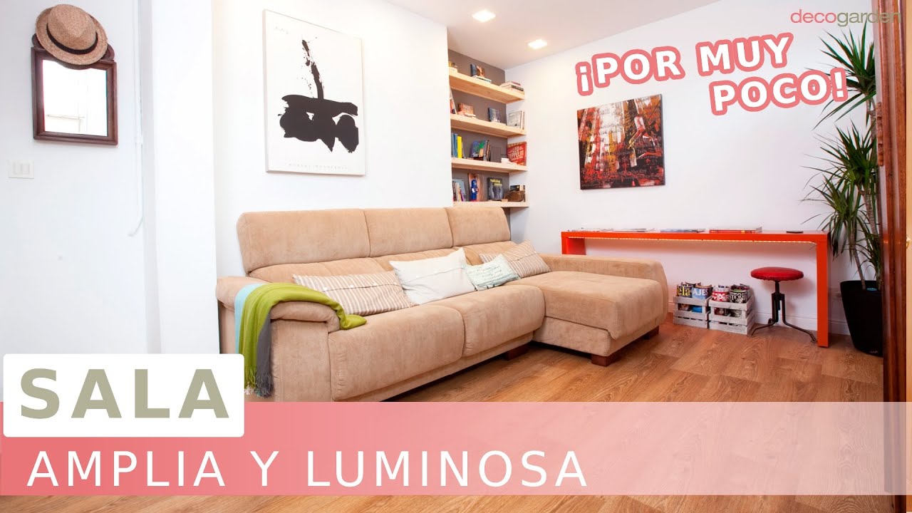 DECORAR SALA LUMINOSA ¡Por muy poco dinero! - Decogarden