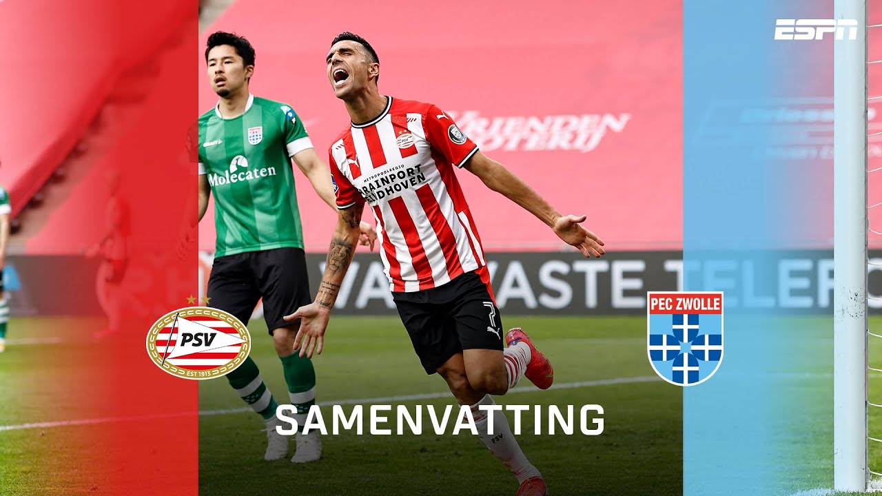 Eran Zahavi scoort en juicht voor zijn vrouw ❤️ | Samenvatting PSV - PEC Zwolle | Eredivisie