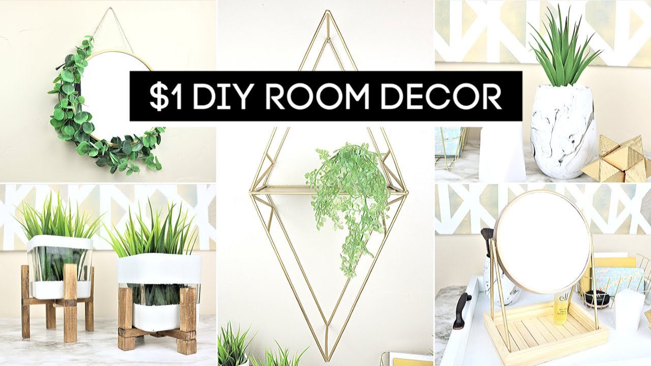 DIY Room Decor! HIGH END Dollar Store DIY’s *Anthropologie Inspired*