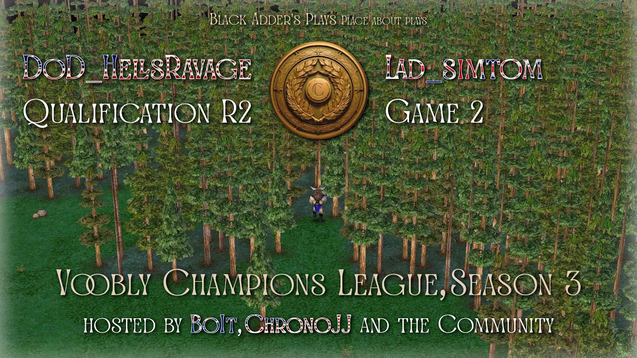 Voobly Champions League 3, Q, R2 - DoD_HellsRavage vs. Lad_simtom, G2 - Age of Mythology: The Titans