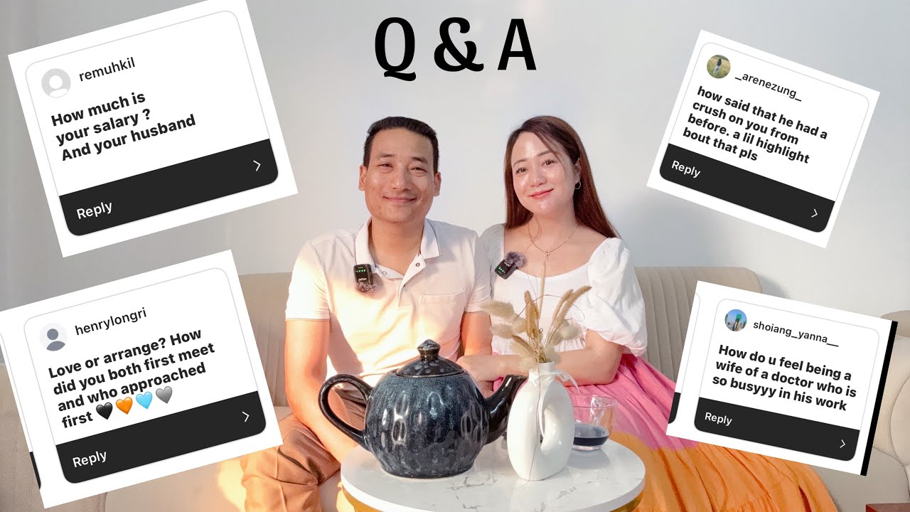 Finally the Q & A video | Our love story| most requested video| Naga couple