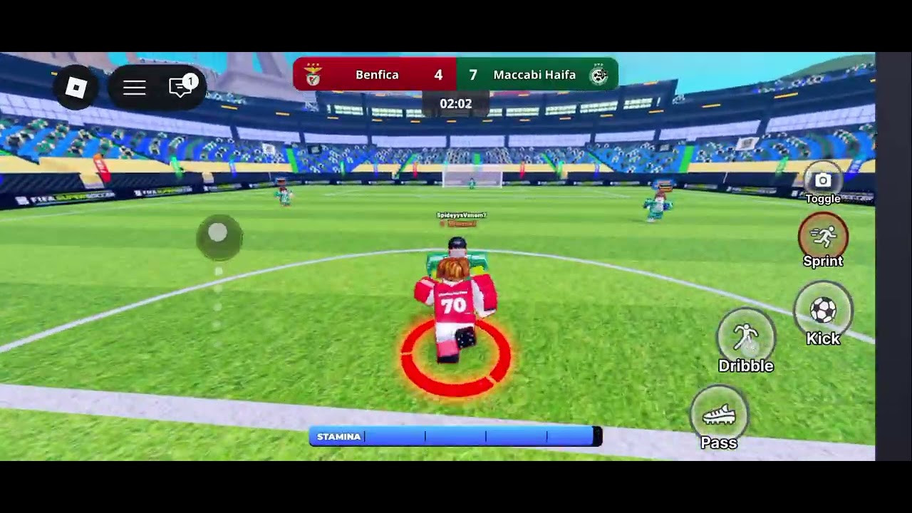 Roblox football match #youtube#subscribe#edited