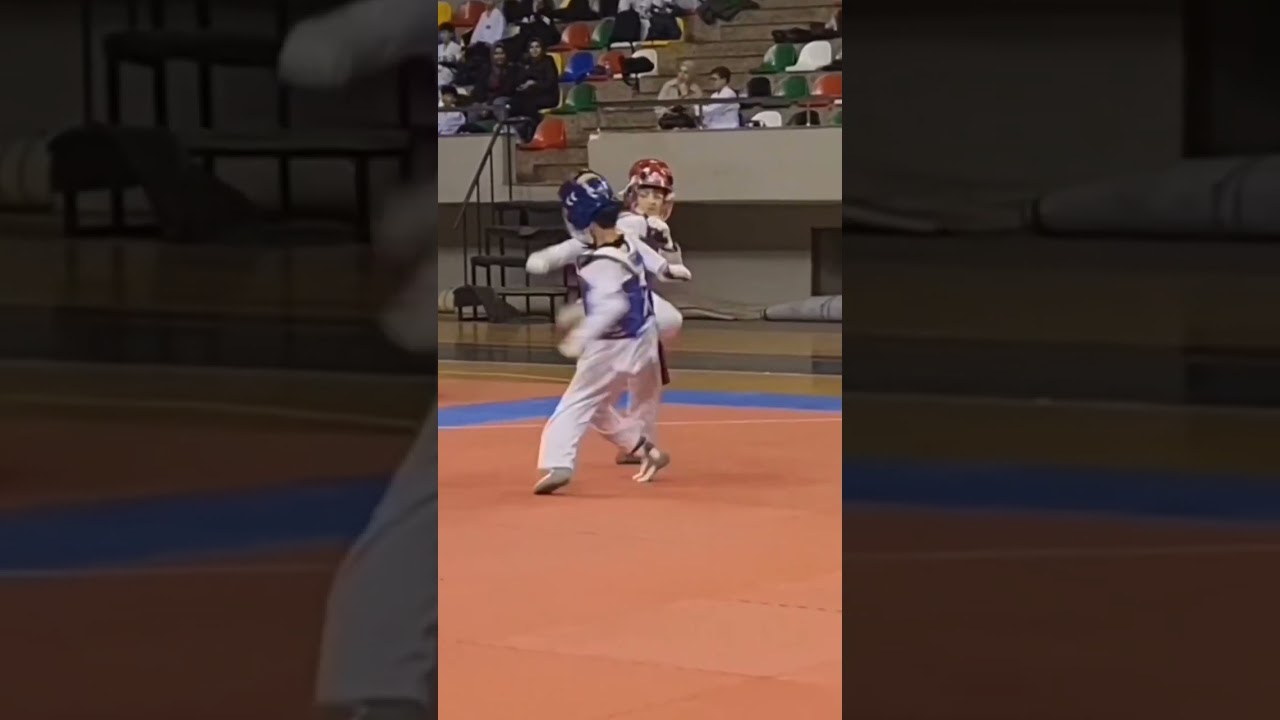 Nice Taekwondo Headshot | Kids Taekwondo Competition
