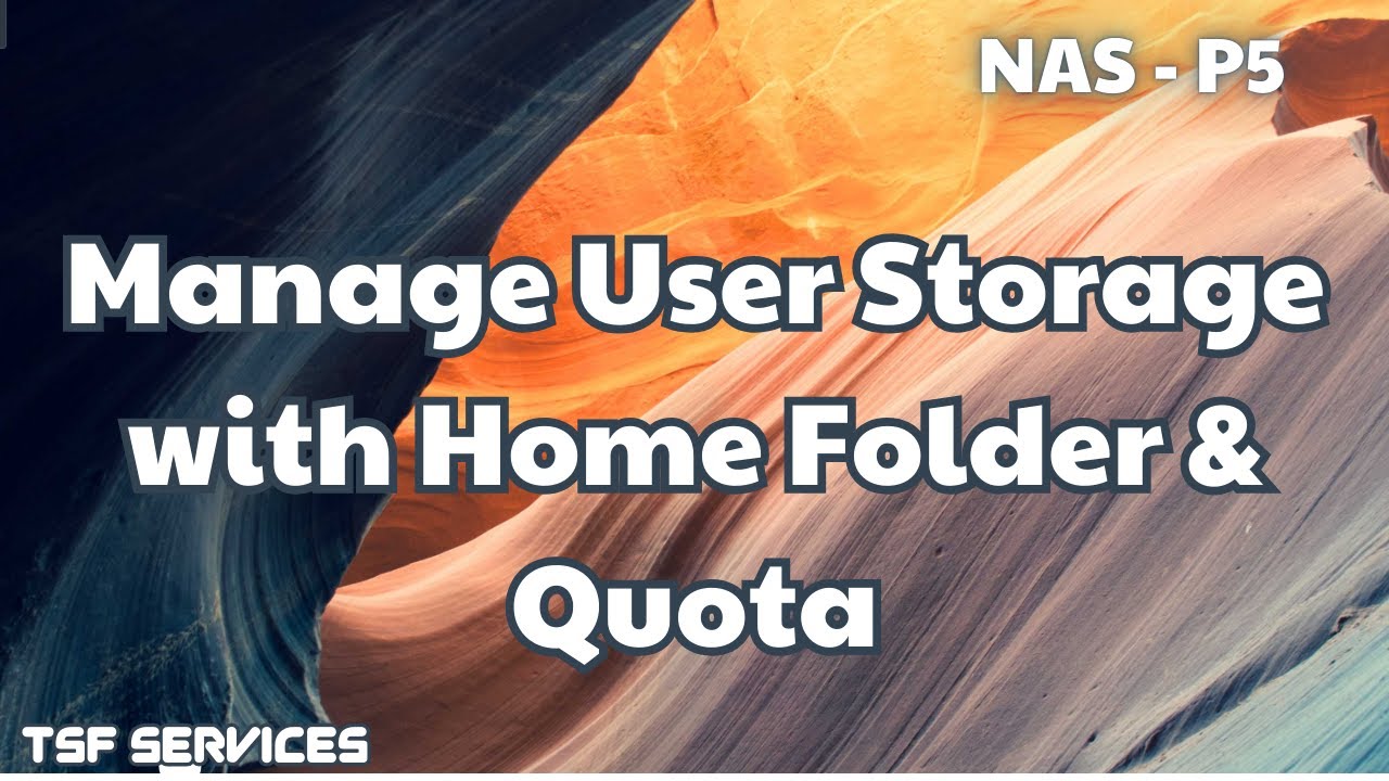 Nas - P5 Synology File Server Setup | Home Folder & Shared Folder Quota Explained