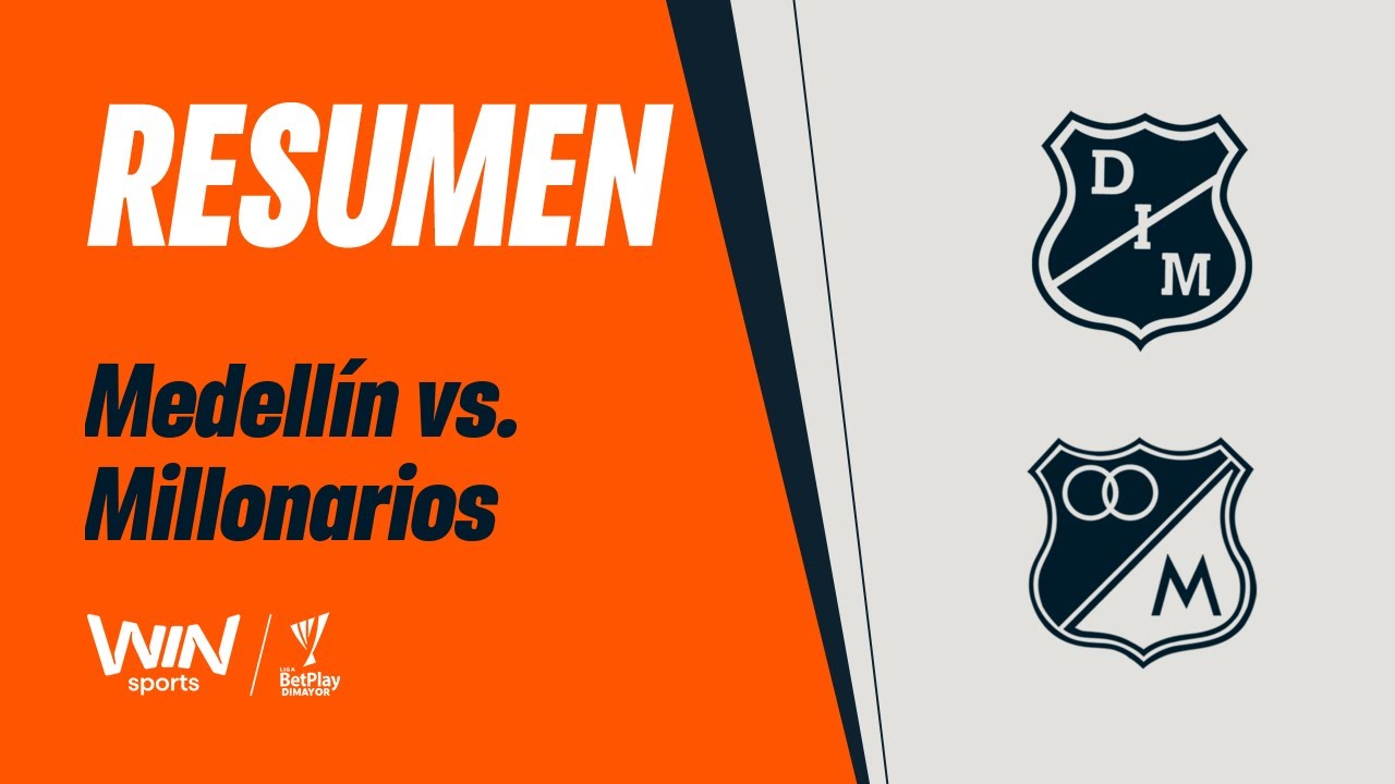 Medellín vs. Millonarios (resumen y goles) | Liga BetPlay Dimayor 2025-2 | Fecha 5