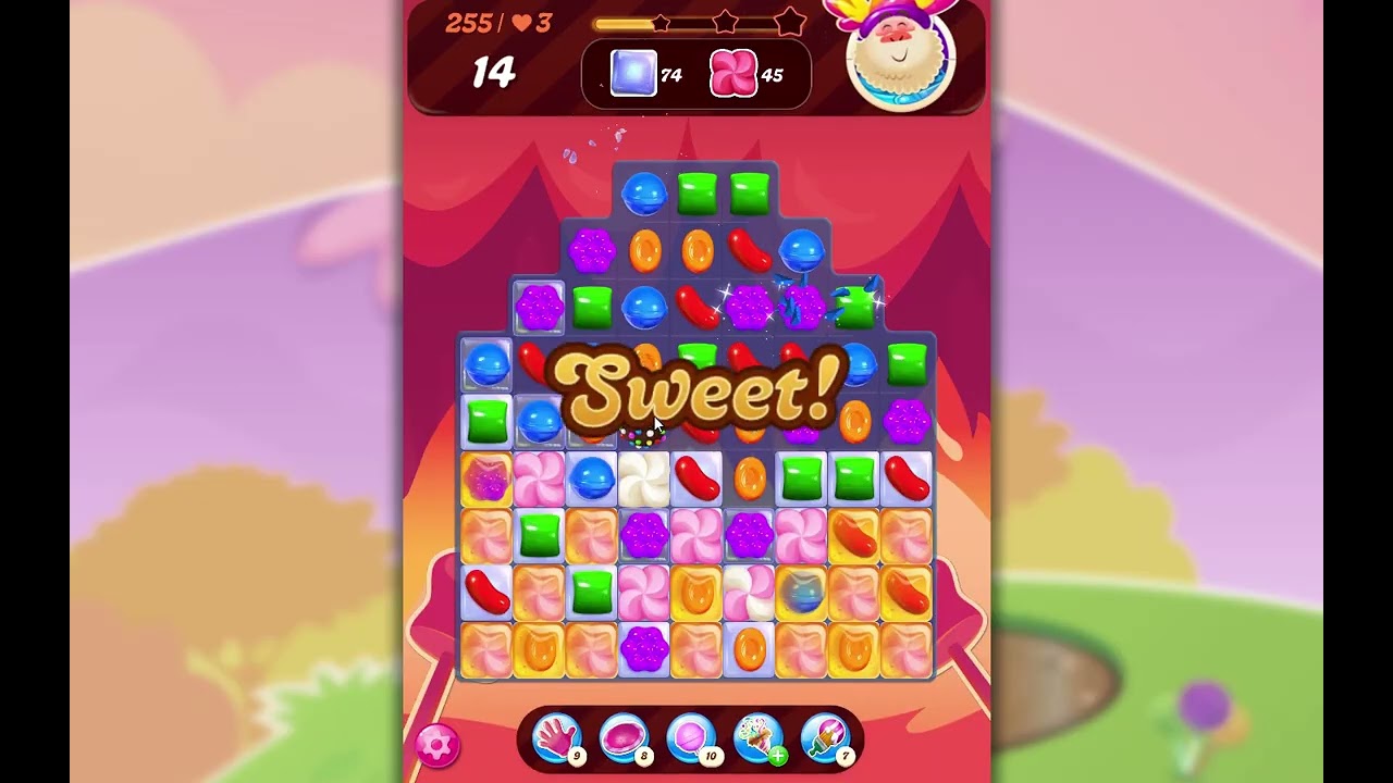 Candy Crush Saga Level 255