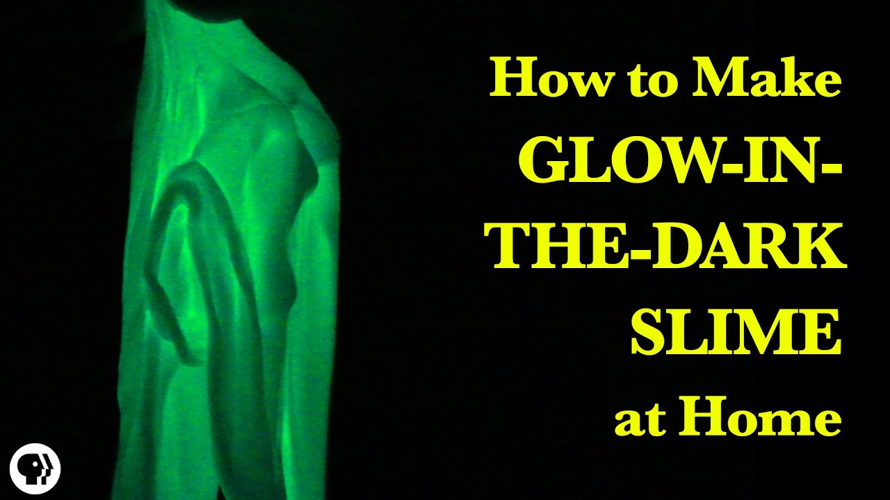 How To Make Glow-In-The-Dark Slime!
