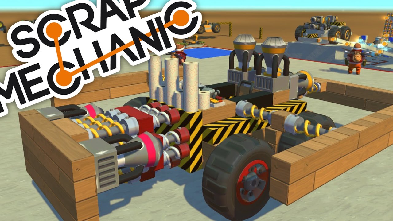 WIELKIE (MAŁE) WALKI ROBOTÓW!  | SCRAP MECHANIC #209 | HADESIAK & GILATHISS & ADMIROS