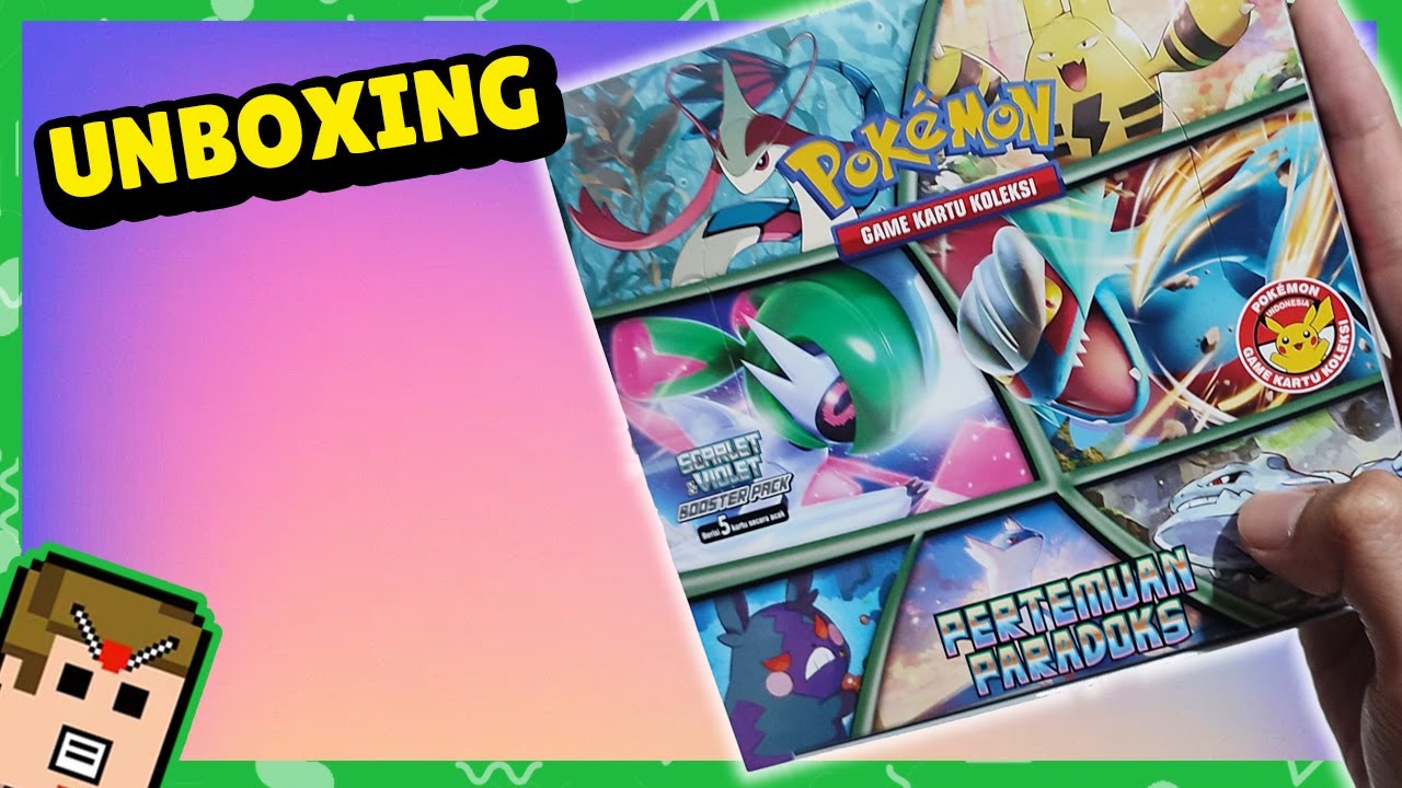Unboxing Kartu Pokemon Pertemuan Paradoks, Gak Ada Charizard - Kartu Pokemon Indonesia