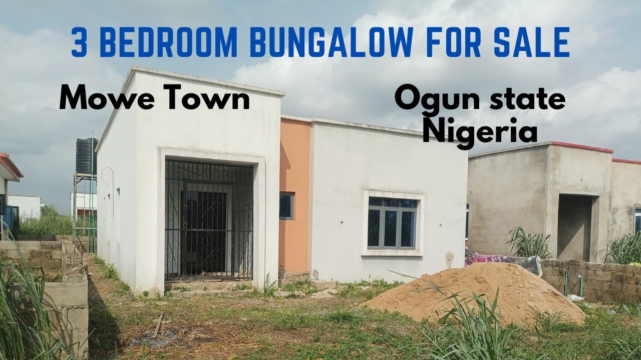 Bungalow House For Sale In Mowe Town Ogun State Nigeria Inside Almond County Estate. C of O Property
