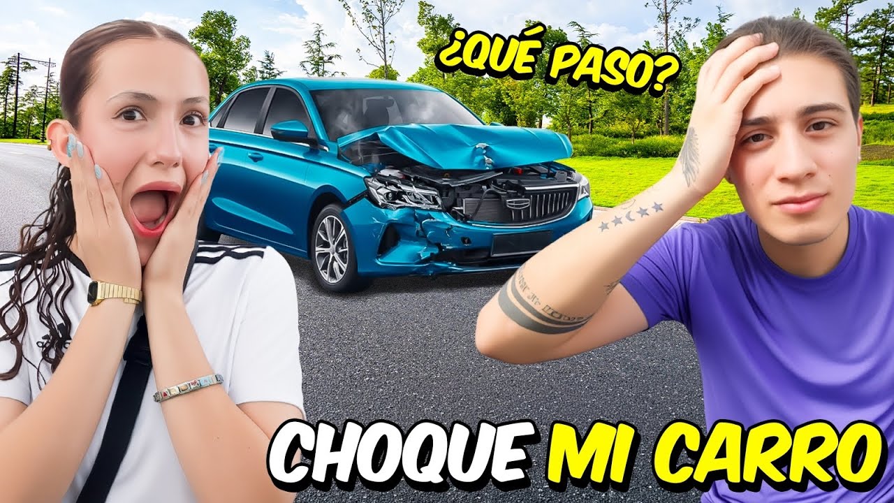 TUVE MI PRIMER ACCIDENTE😫😢😭*choque mi carro*| Yulis