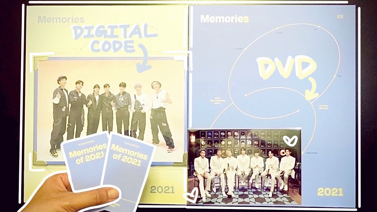 BTS [방탄소년단] MEMORIES OF 2021 DVD/DIGITAL CODE WEVERSE POB UNBOXING 💜 FULL FLIPTHROUGH